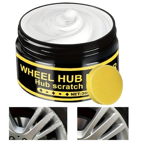 Car wheel scratch repair wax - wheel,